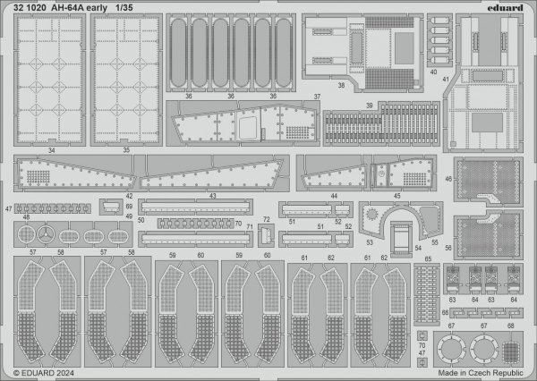 Eduard 321020 AH-64A early TRUMPETER 1/35