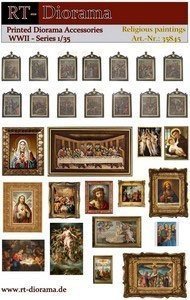 RT-Diorama 35845 Printed Accessories: Religious - Paintings 1/35