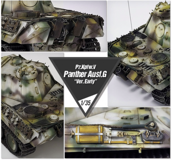 Academy 13529 Pz.Kpfw.V Panther Ausf.G Ver.Early 1/35
