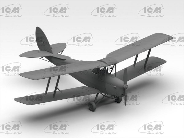 ICM 32037 DH. 82A Tiger Moth with WWII RAF cadets 1/32
