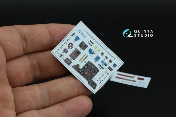 Quinta Studio QD32266 Nakajima Ki-84 Hayate 3D-Printed &amp; coloured Interior on decal paper (Hasegawa) 1/32