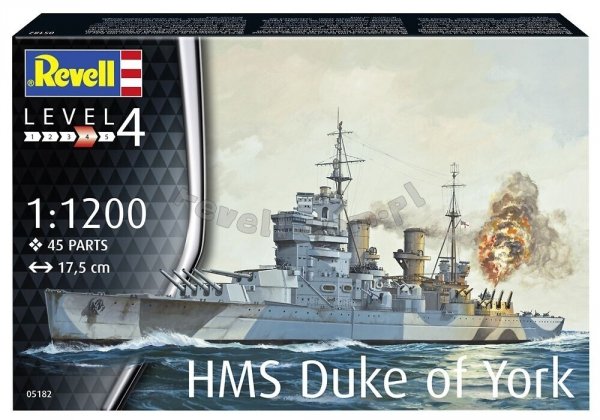 Revell 05182 HMS Duke of York 1/1200