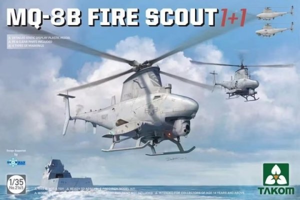 Takom 2165 MQ-8B Fire Scout 1+1 1/35