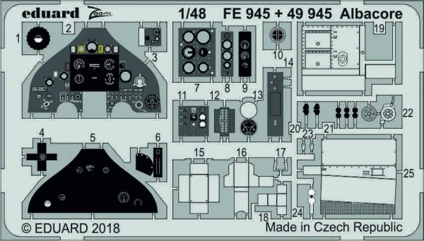 Eduard FE945 Albacore 1/48 TRUMPETER