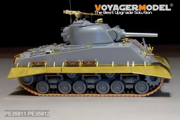 Voyager Model PE35912 WWII US M4A3 HVSS Fenders/Track Cover for DRAGON 1/35