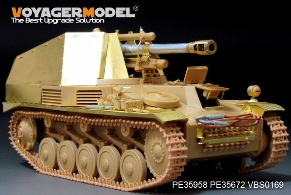 Voyager Model PE35958 WWII German self-propelled howitzer Wespe basic For TAMIYA 35200/35358 1/35