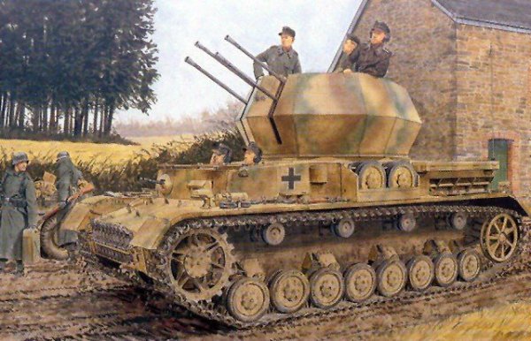 Dragon 6540 Sd.Kfz. 161/4 2cm Flakpanzer IV Wirbelwind (1:35)