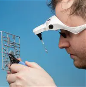Lightcraft LC1780USB Magnifier Spectacles Headband / Szkło powiększające, okulary i opaska, 1x, 1.5x, 2x, 2.5x 3.5x