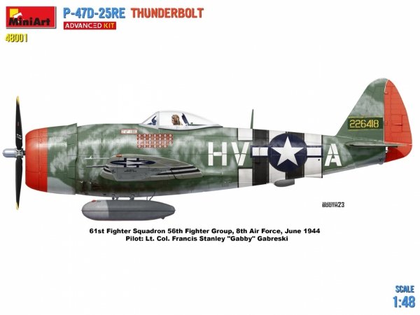MiniArt 48001 P-47D-25RE Thunderbolt - Advanced Kit 1/48