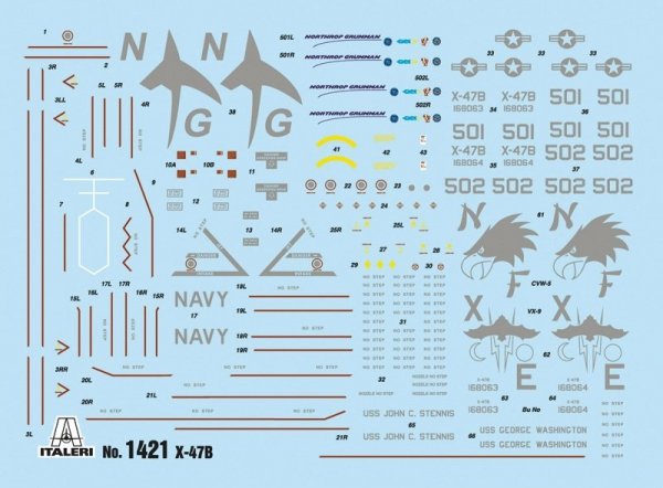 Italeri 1421 X-47B 1/72