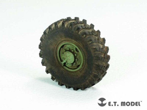 E.T. Model ER35-053 Russian BM-21 Grad Multiple Rocket Launcher Weighted Road Wheels For TRUMPETER 1/35