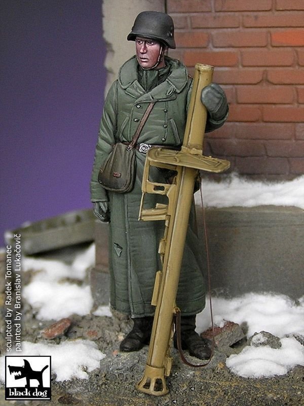 Black Dog F35023 Grenadier panzerschreck Ardennes 1945 1/35