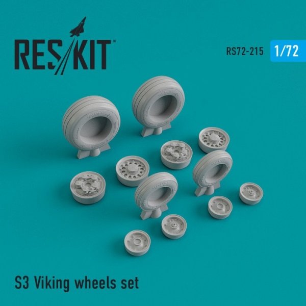 RESKIT RS72-0215 S-3 Viking wheels set 1/72