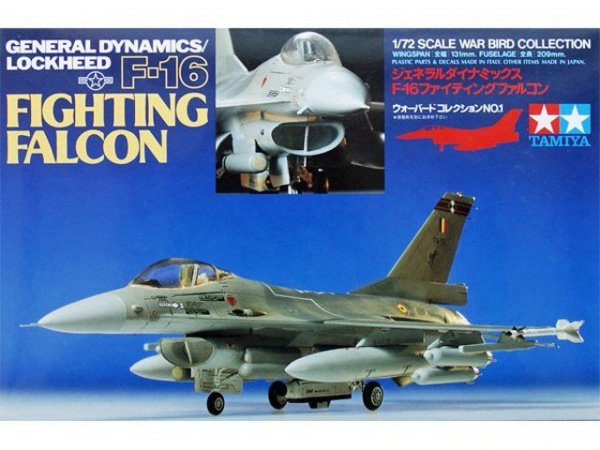 Tamiya 60701 F-16 Fighting Falcon 1/72