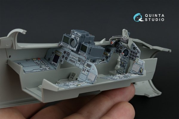 Quinta Studio QDS+32229 Tornado IDS German 3D-Printed &amp; coloured Interior on decal paper (Italeri) (Small version) (with 3D-printed resin parts) 1/32