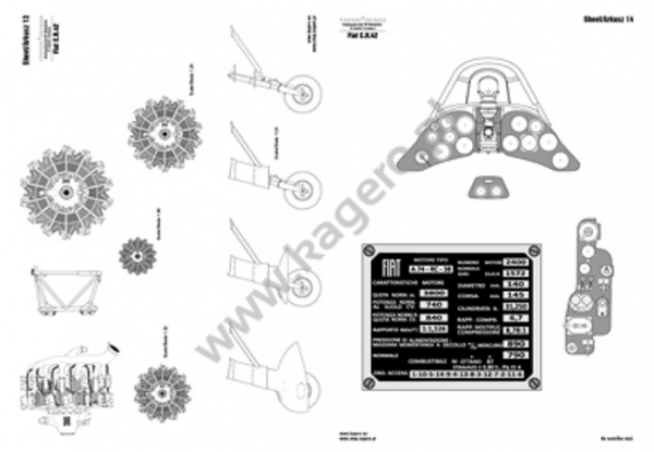 Kagero 7102 Fiat C.R. 42 EN/PL