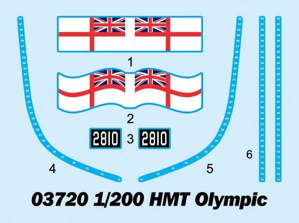 Trumpeter 03720 Olympic 1/200 