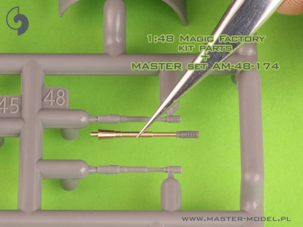 Master AM-48-174 A-4 Skyhawk - lufy działek 20mm Colt Mk12 1/48
