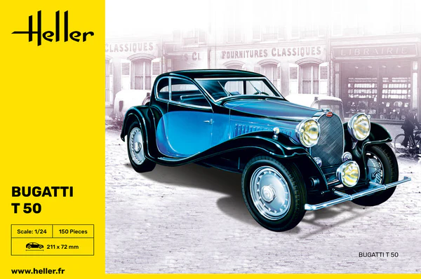 Heller 80706 Bugatti T 50 1/24