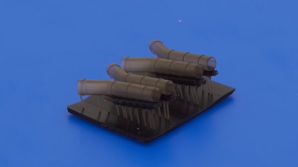 Omask 107209 He 111H-16 - H-22 exhausts (Hasegawa) 3D print 1/72