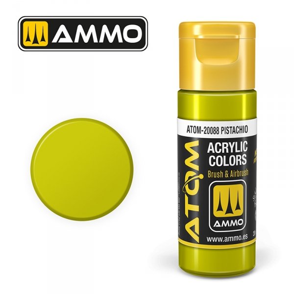 AMMO of Mig Jimenez 20088 ATOM COLOR Pistachio 20ml