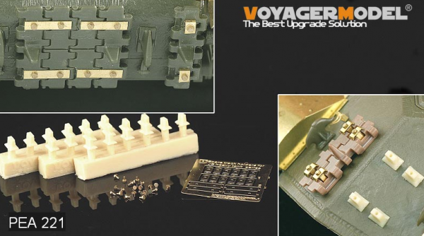 Voyager Model PEA221 WWII Russian Spare Track Holders for JS Heavy Tank Series (18 pcs) (For All) 1/35