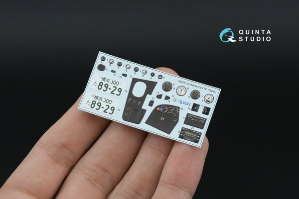 Quinta Studio QD+24013 Mazda RX-7 FD 3D-Printed &amp; coloured Interior on decal paper (Fujimi) (with metal sticker parts) 1/35