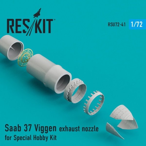 RESKIT RSU72-0041 Saab 37 Viggen exhaust nozzle for Special Hobby 1/72