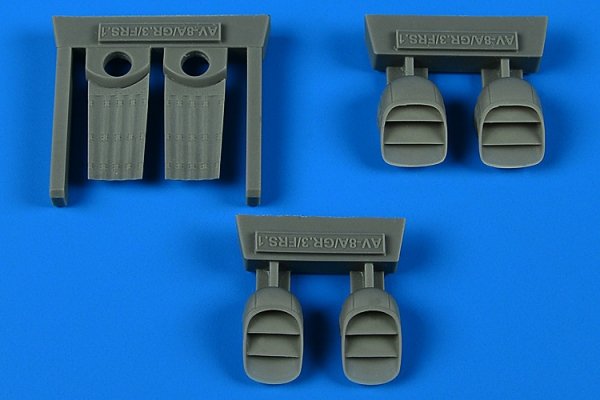 Aires 7385 Harrier AV-8A/GR.1/GR.3/FRS.1 exhaust nozzles Italeri 1/72