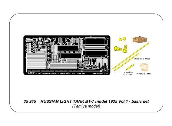 Aber 35245 Russian light tank BT-7 - vol.1 - basic set (1:35)