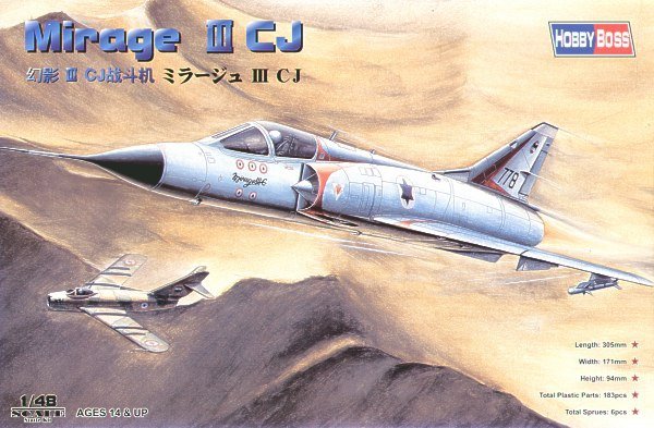 Hobby Boss 80316 Mirage IIICJ Fighter (1:48)
