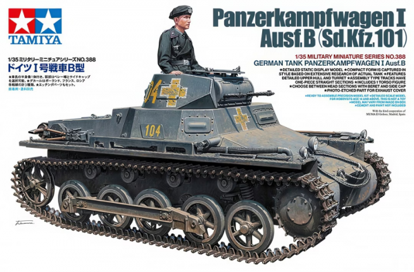 Tamiya 35388 Panzerkampfwagen I Ausf.B (Sd.Kfz.101) 1/35