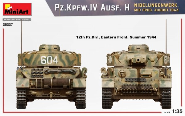 MiniArt 35337 Pz.Kpfw.IV Ausf. H NIBELUNGENWERK. MID PROD. AUGUST 1943 1/35