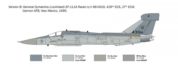 Italeri 1235 EF-111 A Raven 1/72