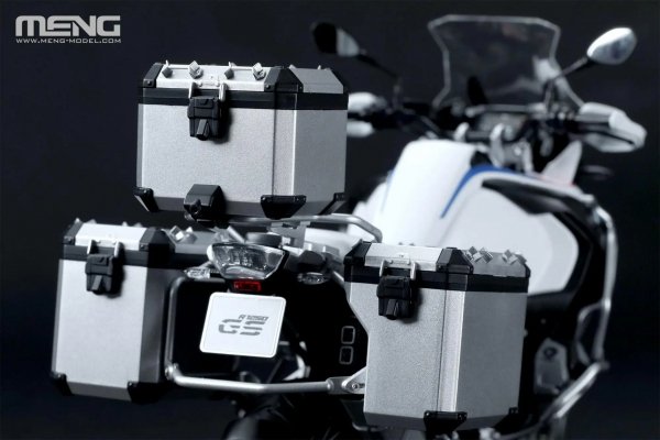 Meng Model SPS-091s BMW R 1250 GS ADV - Luggage Cases Pre-colored Edition (for Meng MT-005/MT-005s kits) 1/9