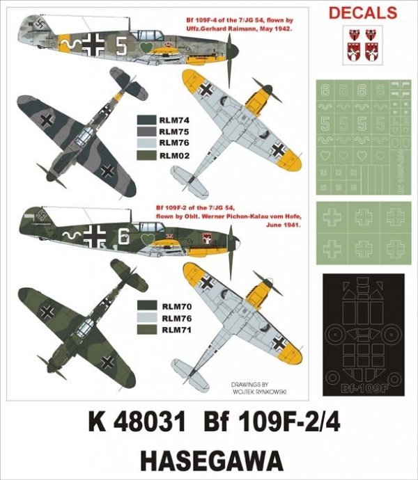Montex K48031 Bf 109F-2/4 1/48