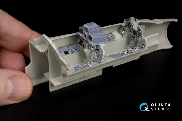 Quinta Studio QDS+48264 Tornado ECR Italian 3D-Printed coloured Interior on decal paper (Revell) (small version) (with 3D-printed resin parts) 1/48