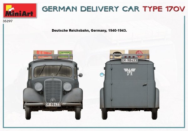 MiniArt 35297 GERMAN DELIVERY CAR TYPE 170V 1/35