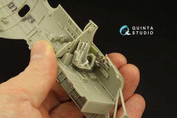 Quinta Studio QD48359 TBF-1 Avenger 3D-Printed &amp; coloured Interior on decal paper (Academy) 1/48