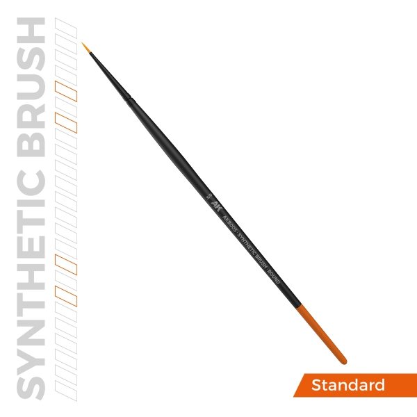 AK Interactive AKB005 AK SYNTHETIC BRUSH – ROUND 3/0