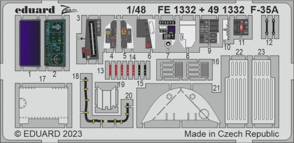 Eduard FE1332 F-35A TAMIYA 1/48