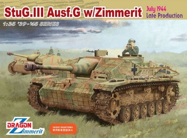 Dragon 6633 StuG.III Ausf.G w/Zimmerit, July 1944, Late Production (1:35)