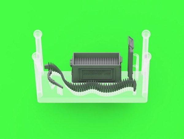 Master GM-35-088 Browning M1919 A4 .30 cal (7,62mm) - karabin maszynowy na trójnogu M2 (ze skrzynką amunicyjną M1) 1/35