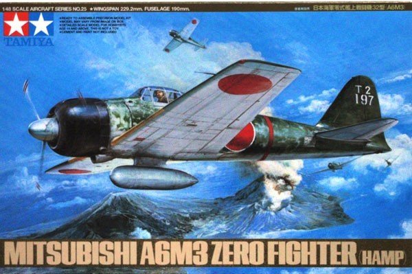 Tamiya 61025 A6M3 Type 32 Zero Fighter (Hamp) (1:48)