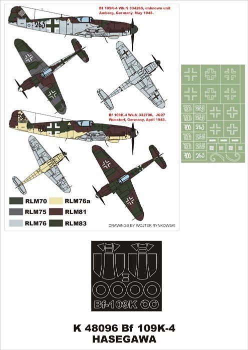 Montex K48096 Bf 109K-4 1/48
