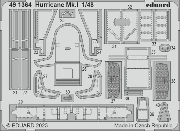 Eduard BIG49380 Hurricane Mk. I Hobby Boss 1/48