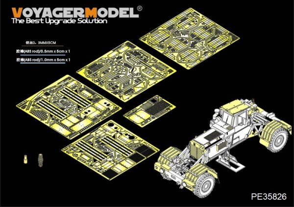 Voyager Model PE35826 Modern US Husky Mk.III Vehicle Mounted Mine Detector (VMMD) For AFV 35347 1/35