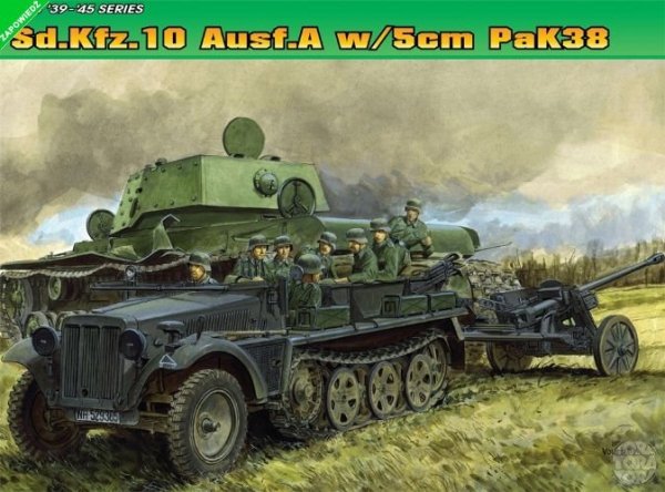 Dragon 6732 Sd.Kfz.10 Ausf.A w/5cm Pak 38 (1:35)