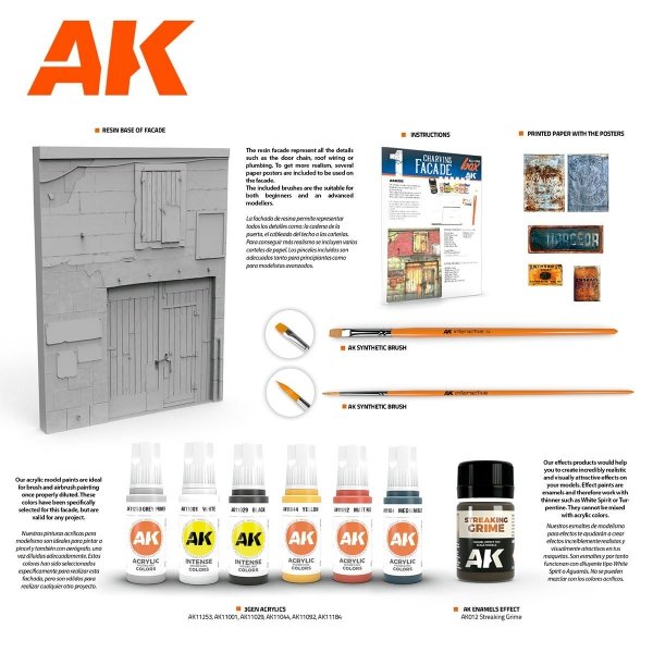 AK Interactive AK8252 ALL IN ONE SET -BOX 1 – CHARVINS FACADE