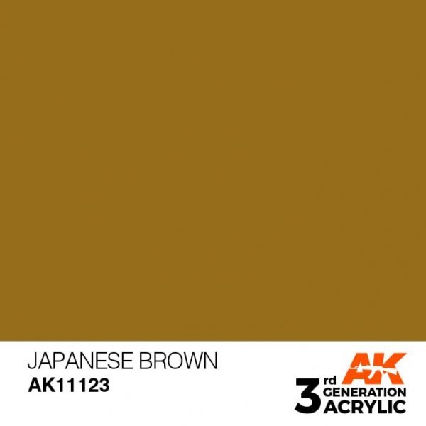 AK Interactive AK11123 JAPANESE BROWN – STANDARD 17ml